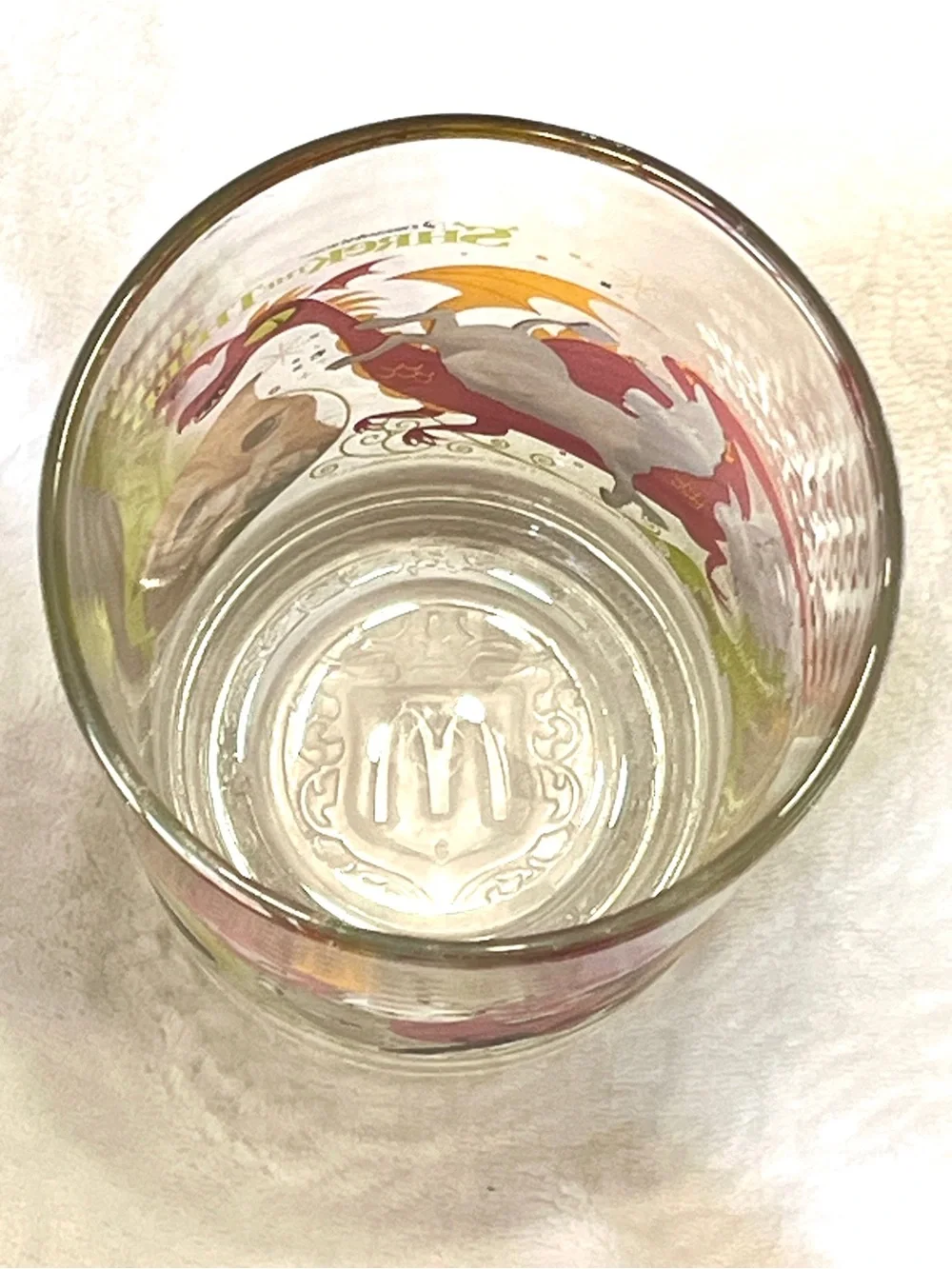 RARE Vintage 2007 McDonald's Shrek The Third Collectible Glass Cup, Super Heavy!
